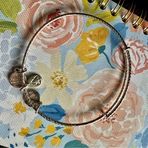 Alex and Ani Silver Band Bracelet
